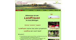 Desktop Screenshot of landfrauen-kreisboeblingen.de